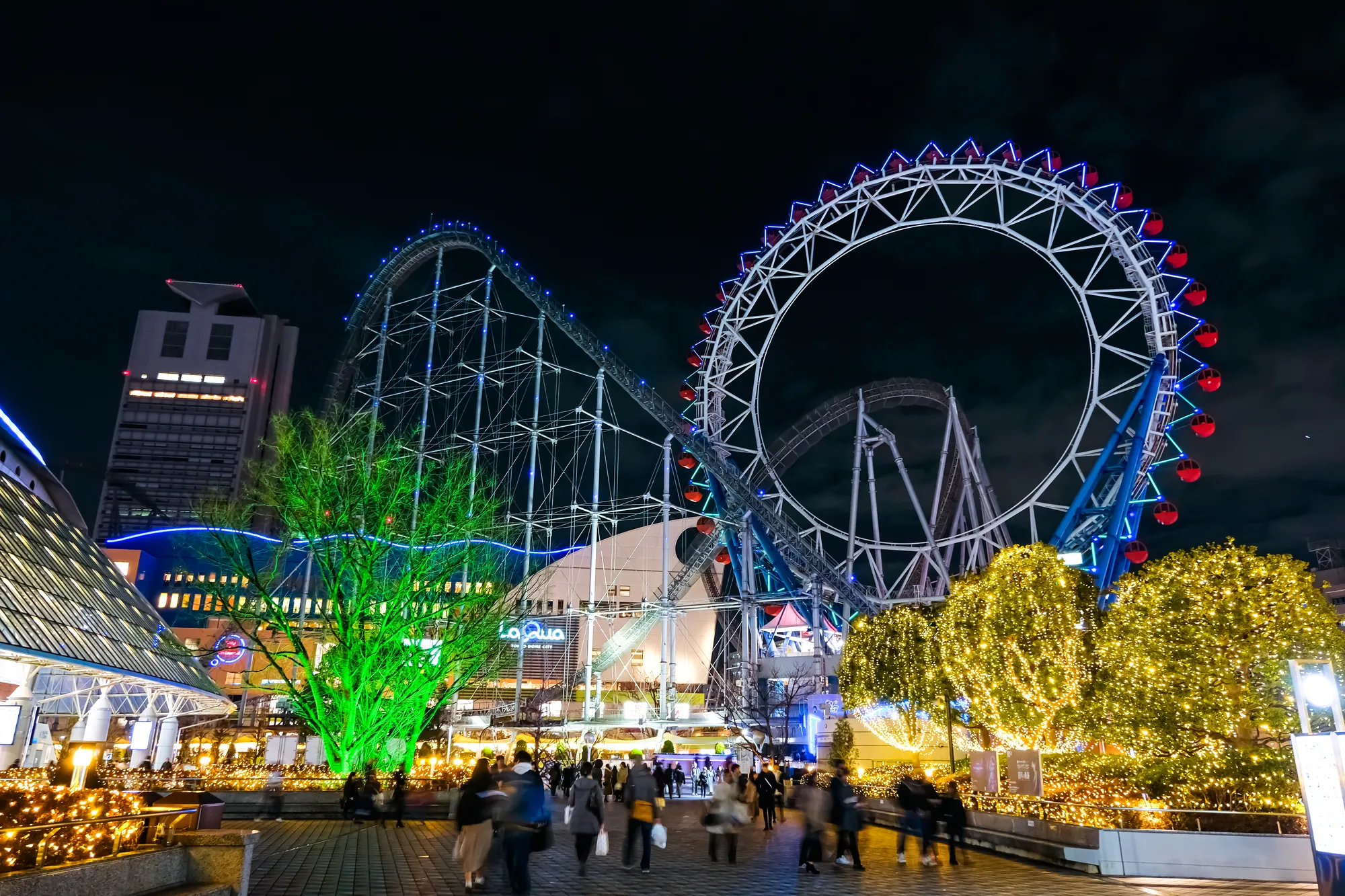 後楽園寄りの夜景イメージ(礫川公園付近の眺望代替)